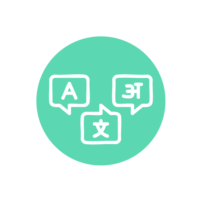 Talk to us in your language